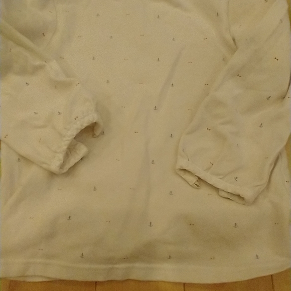 18m Cyrillus boat with bow girl long sleeves t-shirt French - Picture 7 of 7